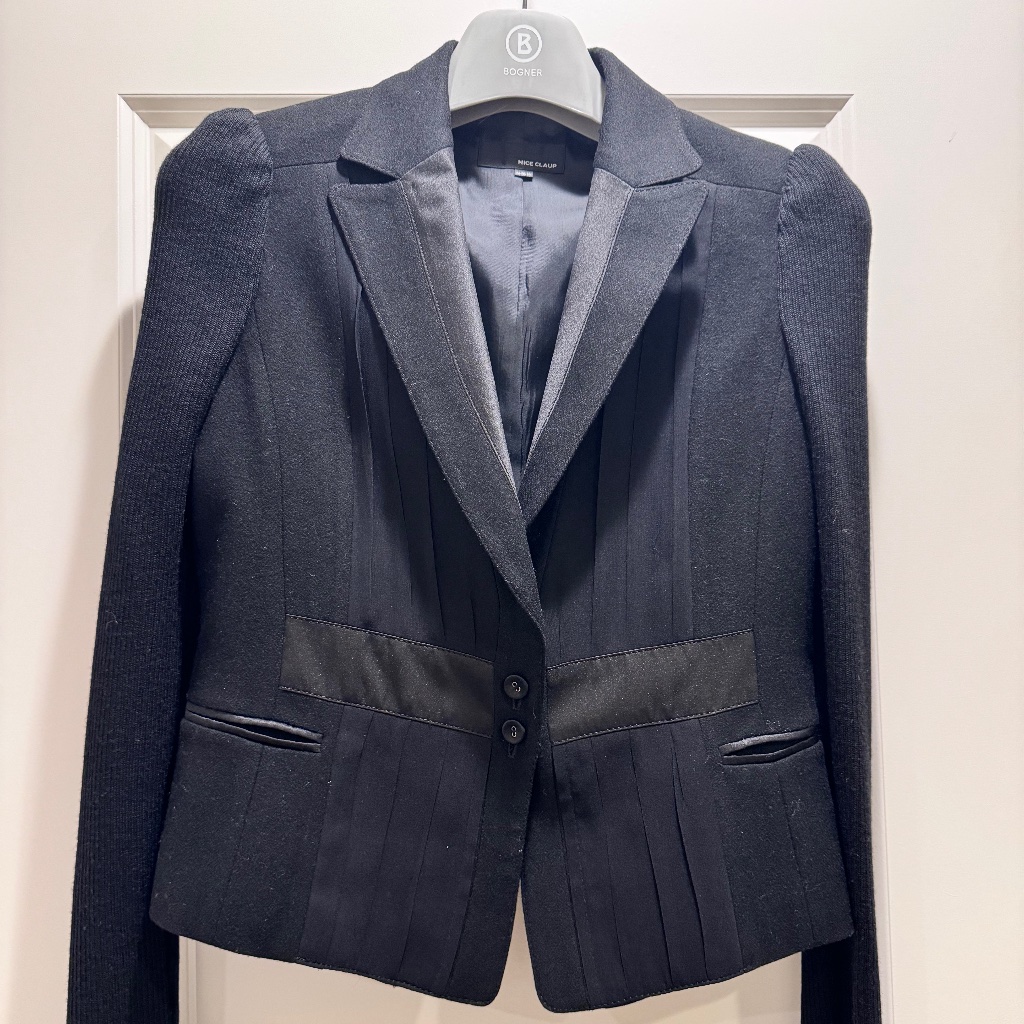 Black Button Blazer